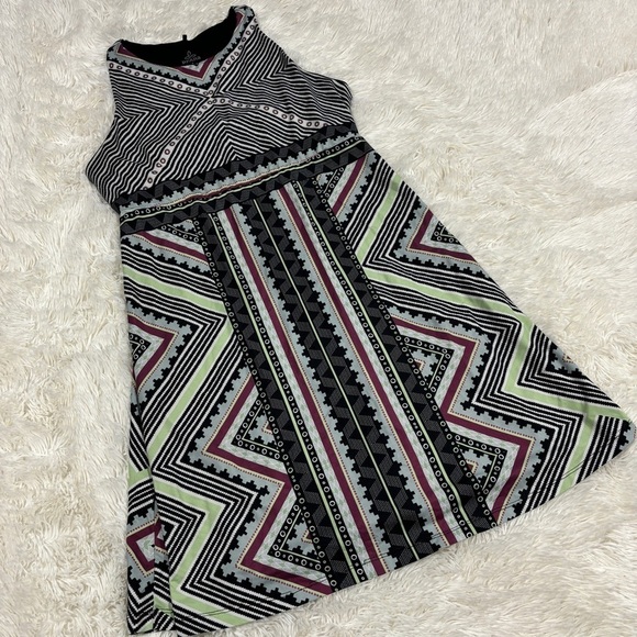 Prana Ariel Dress Sangria Taos Shelf bra Woman’s Size Small - Picture 3 of 13